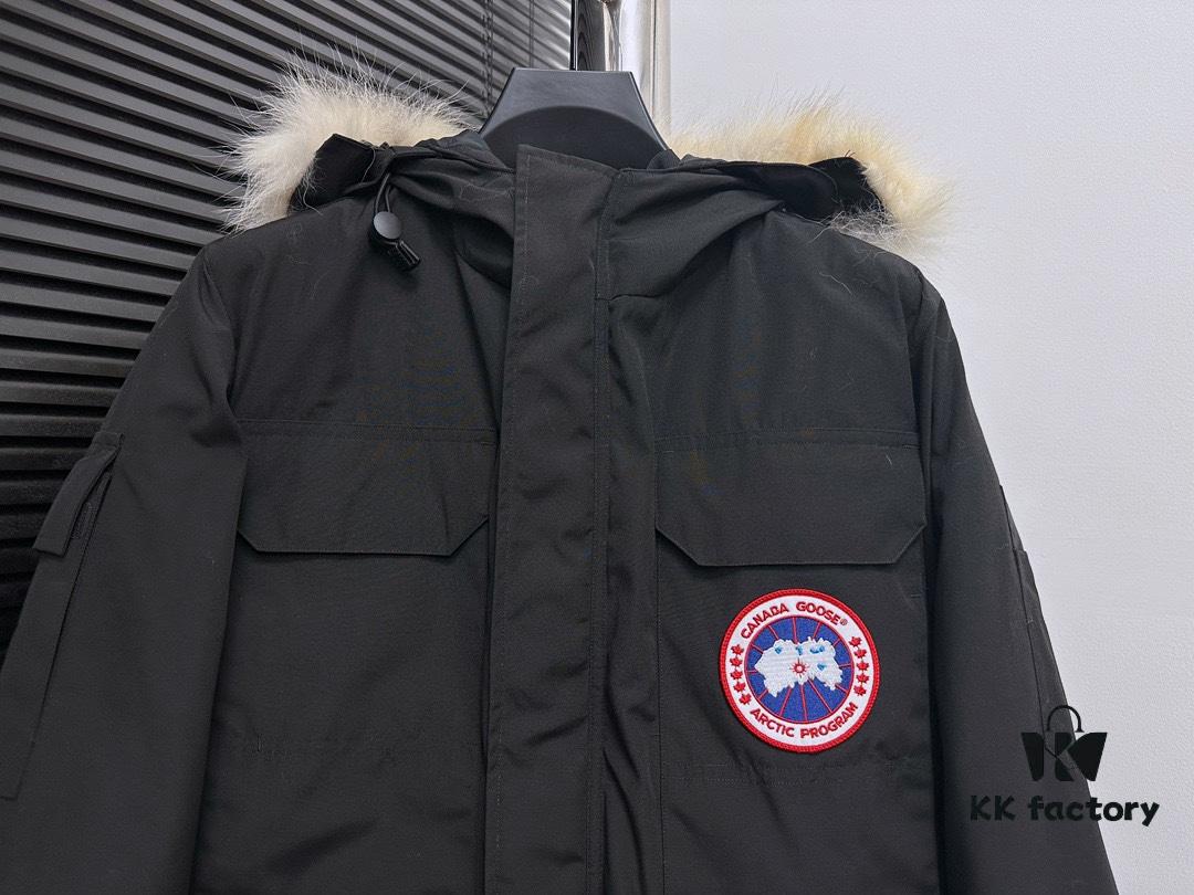 6931a315ccd8ab3d7af97433 Canada Goose Expedition Parka 08 Mens/Womens Unisex Mid-Length Winter Coat - Premium Version with Black Color (Optional Arctic Wolf Fur Trim)
