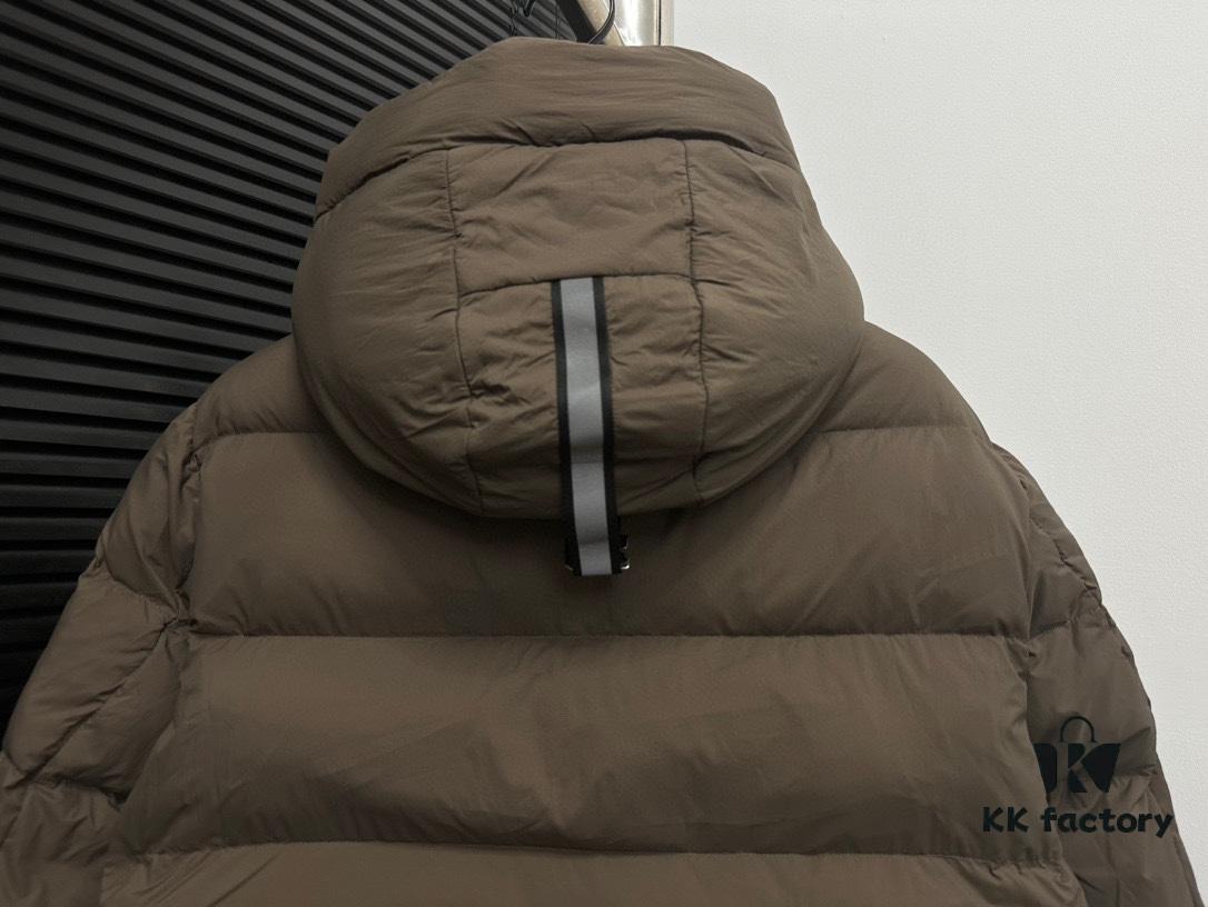 6931a316ccd8ab3d7af9743d CANADA GOOSE Inspired Hooded Down Jacket, Couples Style, Popular Fashion Design with 90% White Goose Down, Black Lightweight Puff Version