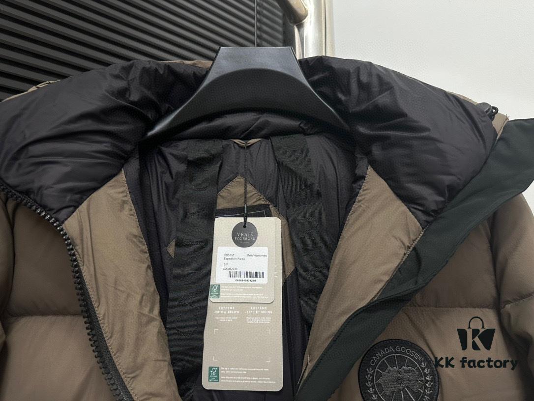 6931a316ccd8ab3d7af9743f CANADA GOOSE Inspired Hooded Down Jacket, Couples Style, Popular Fashion Design with 90% White Goose Down, Black Lightweight Puff Version