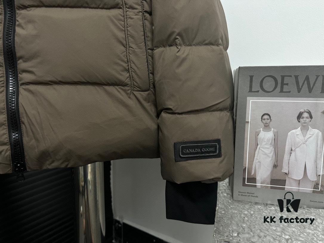 6931a316ccd8ab3d7af97440 CANADA GOOSE Inspired Hooded Down Jacket, Couples Style, Popular Fashion Design with 90% White Goose Down, Black Lightweight Puff Version