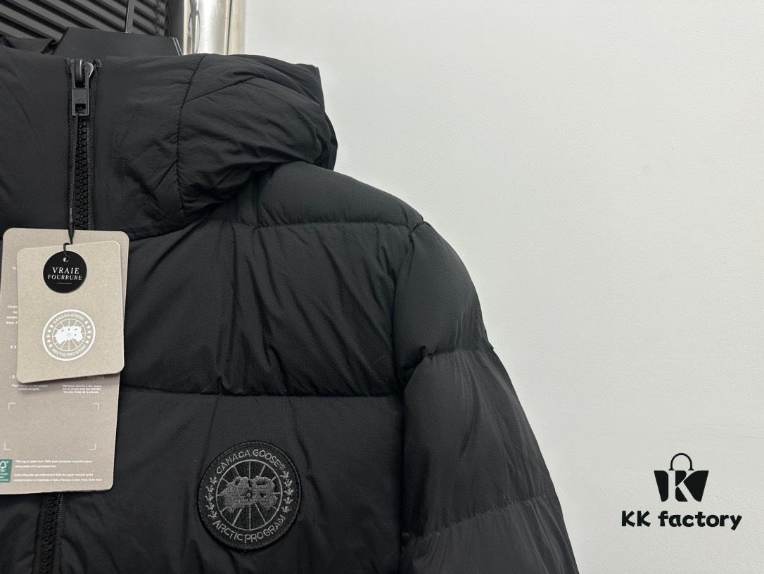 6931a316ccd8ab3d7af97446 CANADA GOOSE Inspired Hooded Down Parka - Couples Style, Popular Fashion Item with 90% White Goose Down, Lightweight Puff Black Design