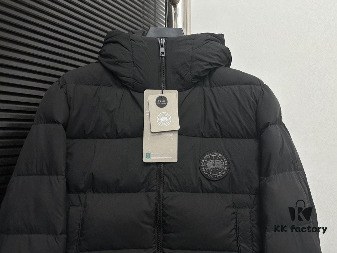 6931a316ccd8ab3d7af97448 CANADA GOOSE Inspired Hooded Down Parka - Couples Style, Popular Fashion Item with 90% White Goose Down, Lightweight Puff Black Design