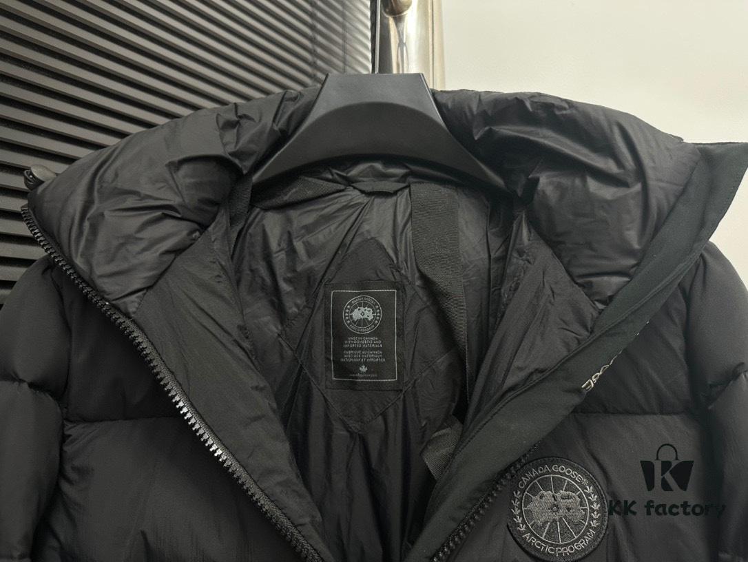 6931a316ccd8ab3d7af9744a CANADA GOOSE Inspired Hooded Down Parka - Couples Style, Popular Fashion Item with 90% White Goose Down, Lightweight Puff Black Design