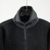 6931a317ccd8ab3d7af97452 Canada Goose Simcoe Fleece Zip-Up Jacket in Apricot and Black