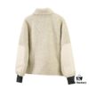 6931a317ccd8ab3d7af9745d Canada Goose Simcoe Fleece Zip-Up Jacket in Apricot and Black