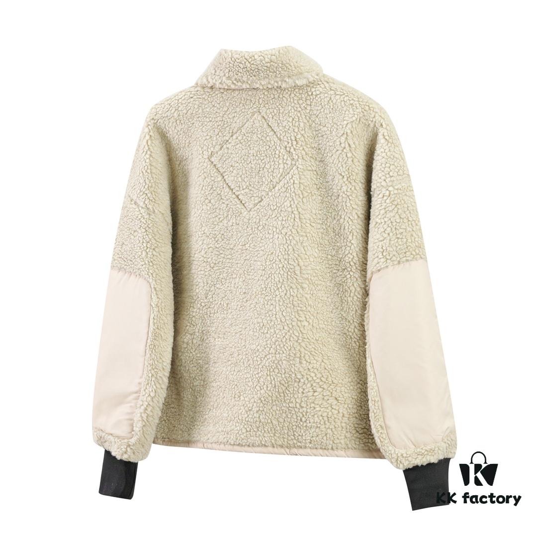 6931a317ccd8ab3d7af9745d Canada Goose Simcoe Fleece Zip-Up Jacket in Apricot and Black