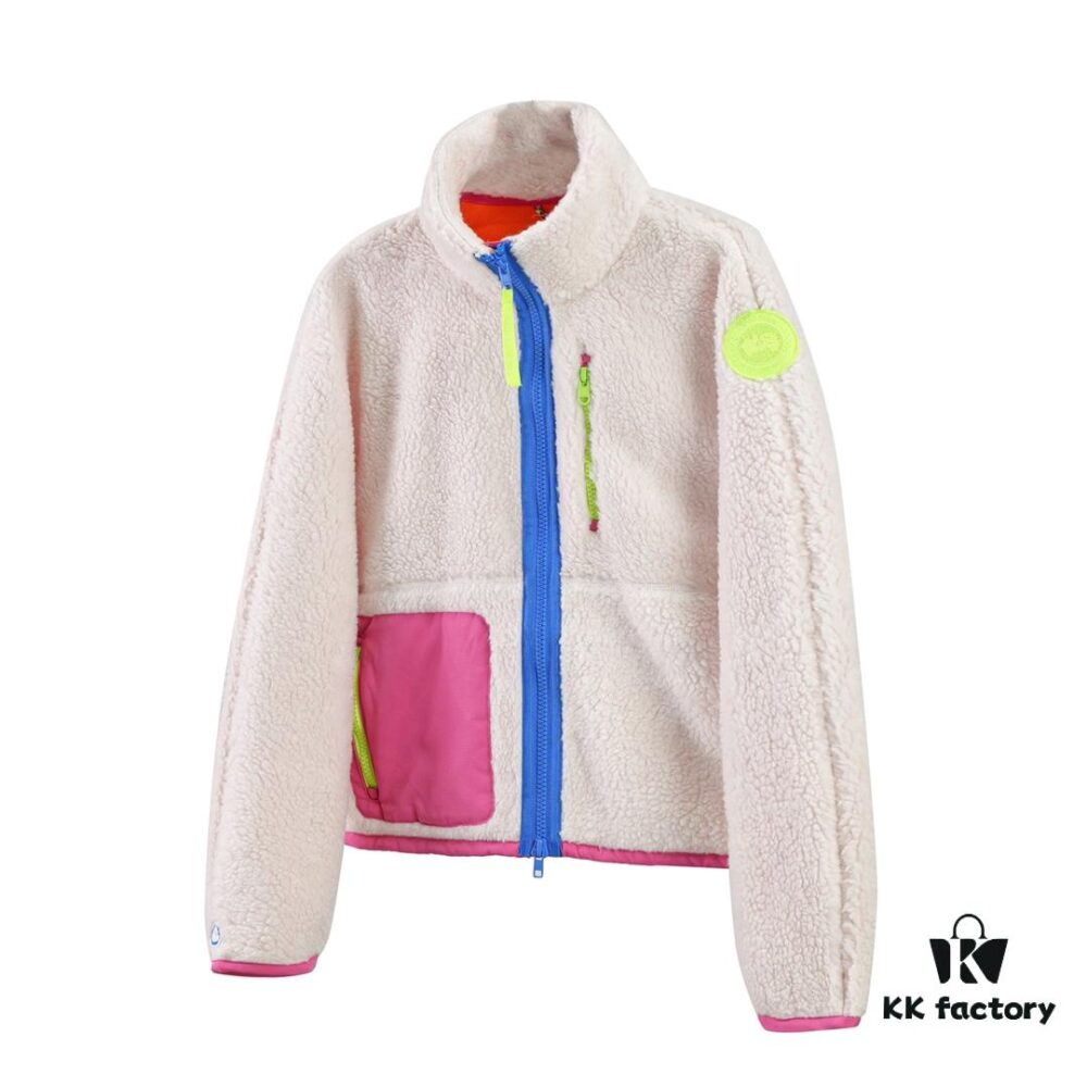 6931a318ccd8ab3d7af97465 Canada Goose Simcoe Shearling-Like Zip Jacket Made with Kind Fleece