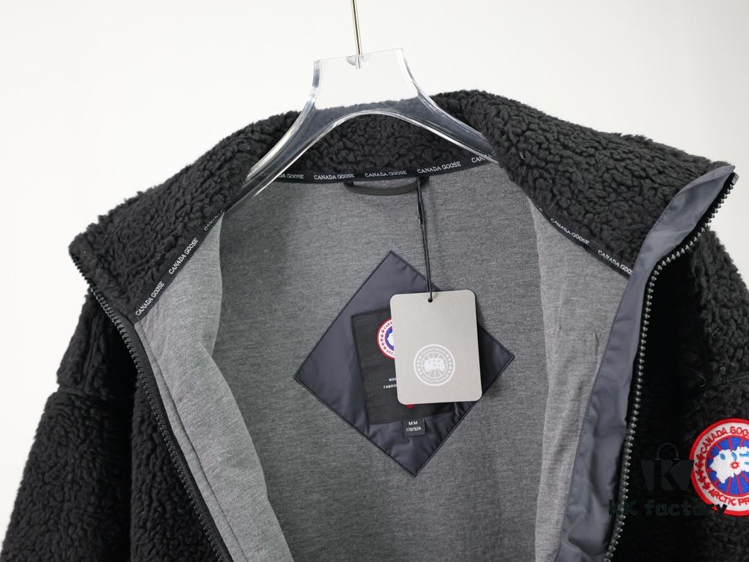 6931a31accd8ab3d7af97495 Canada Goose Simcoe Sherpa Lined Zip Jacket Made with Kind™ Faux Long-Hair Shearling