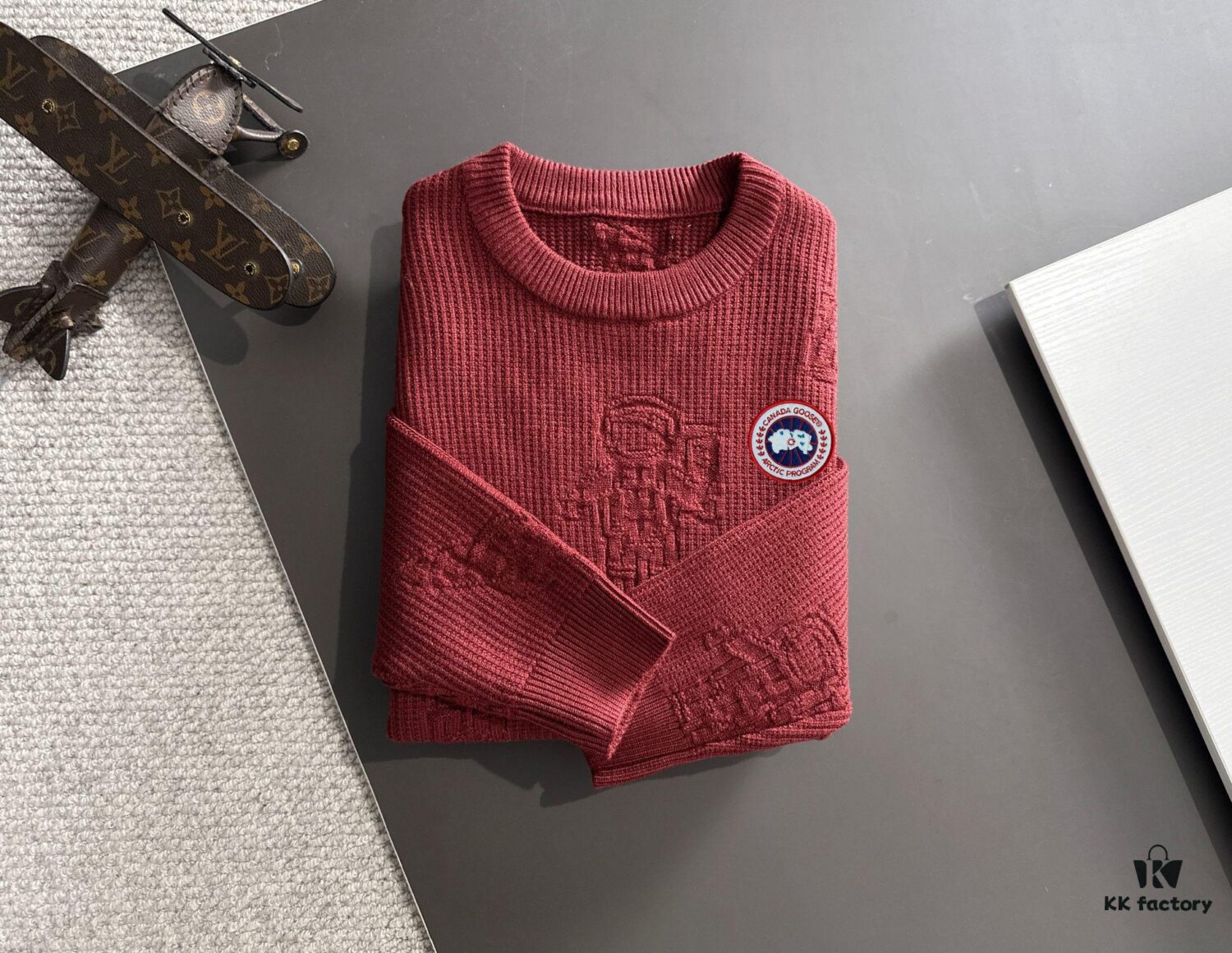 6931a31fccd8ab3d7af974e6 Canada Goose 2024 Official Autumn-Winter New Round Neck Sweater, Bestselling Cashmere Blend Knitwear with Embroidered Logo, Direct Skin Contact Comfort, Premium Tailoring