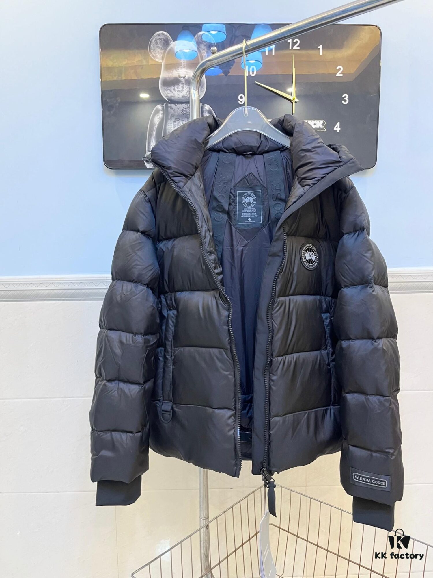 6931a322ccd8ab3d7af97520 CANAND Down Jacket with Black Label, Stylish Hooded Design, 90% Goose Down Filled, Double-Layer Windproof Inner Lining, Elastic Snow Skirt, High Resilience and Warmth