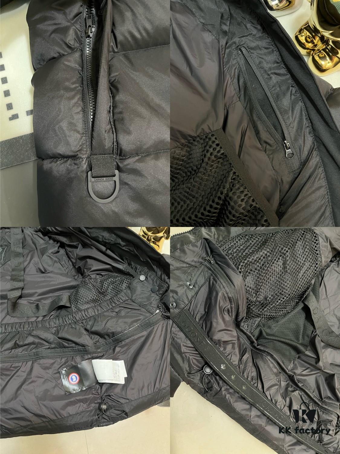 6931a322ccd8ab3d7af97527 CANAND Down Jacket with Black Label, Stylish Hooded Design, 90% Goose Down Filled, Double-Layer Windproof Inner Lining, Elastic Snow Skirt, High Resilience and Warmth