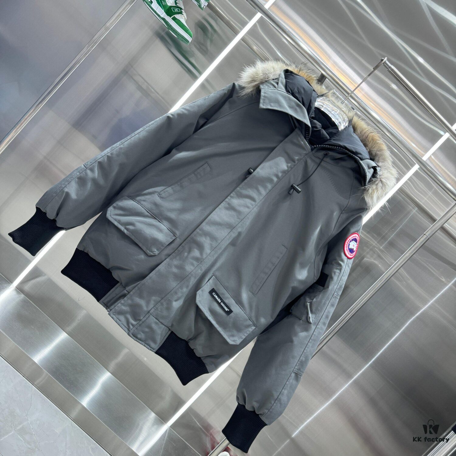 Canadagoose Chilliwack01 Pilot Jacket Down Coat, Authentic Pattern Molded, Custom Original Materials