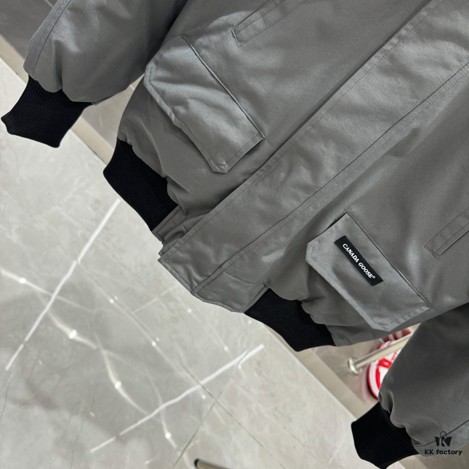 Canadagoose Chilliwack01 Pilot Jacket Down Coat, Authentic Pattern Molded, Custom Original Materials