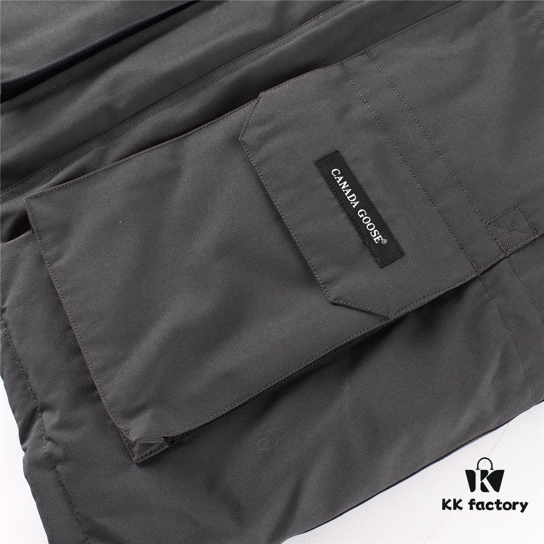6931a32cccd8ab3d7af975c7 Canada Goose Expedition Parka 08 Model Graphite Gray Black Logo White Base