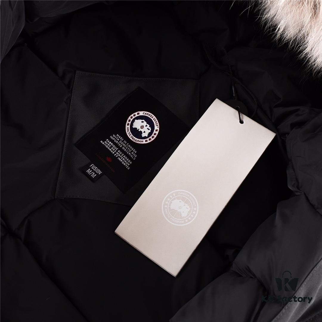 6931a32cccd8ab3d7af975ca Canada Goose Expedition Parka 08 Model Graphite Gray Black Logo White Base