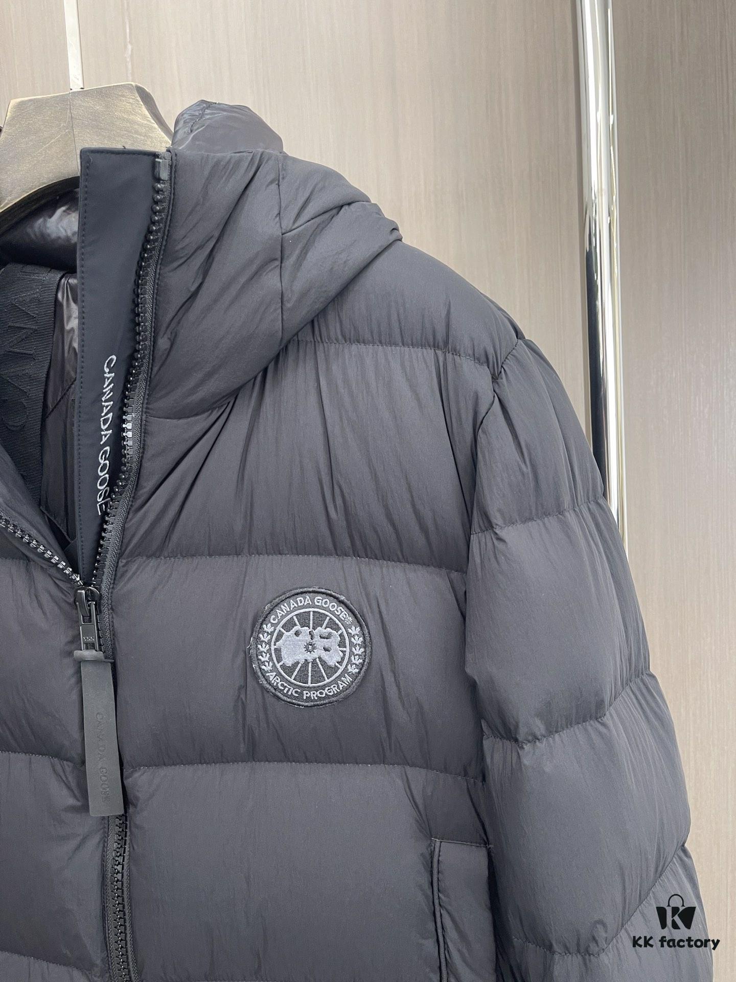 6931a32dccd8ab3d7af975db Latest Canada Goose Black Label Down Jacket, Fashionable and Warm Men's Hooded Outerwear with High-Quality Goose Down Filling, Stylish and Timeless Design, Suitable for All Body Types
