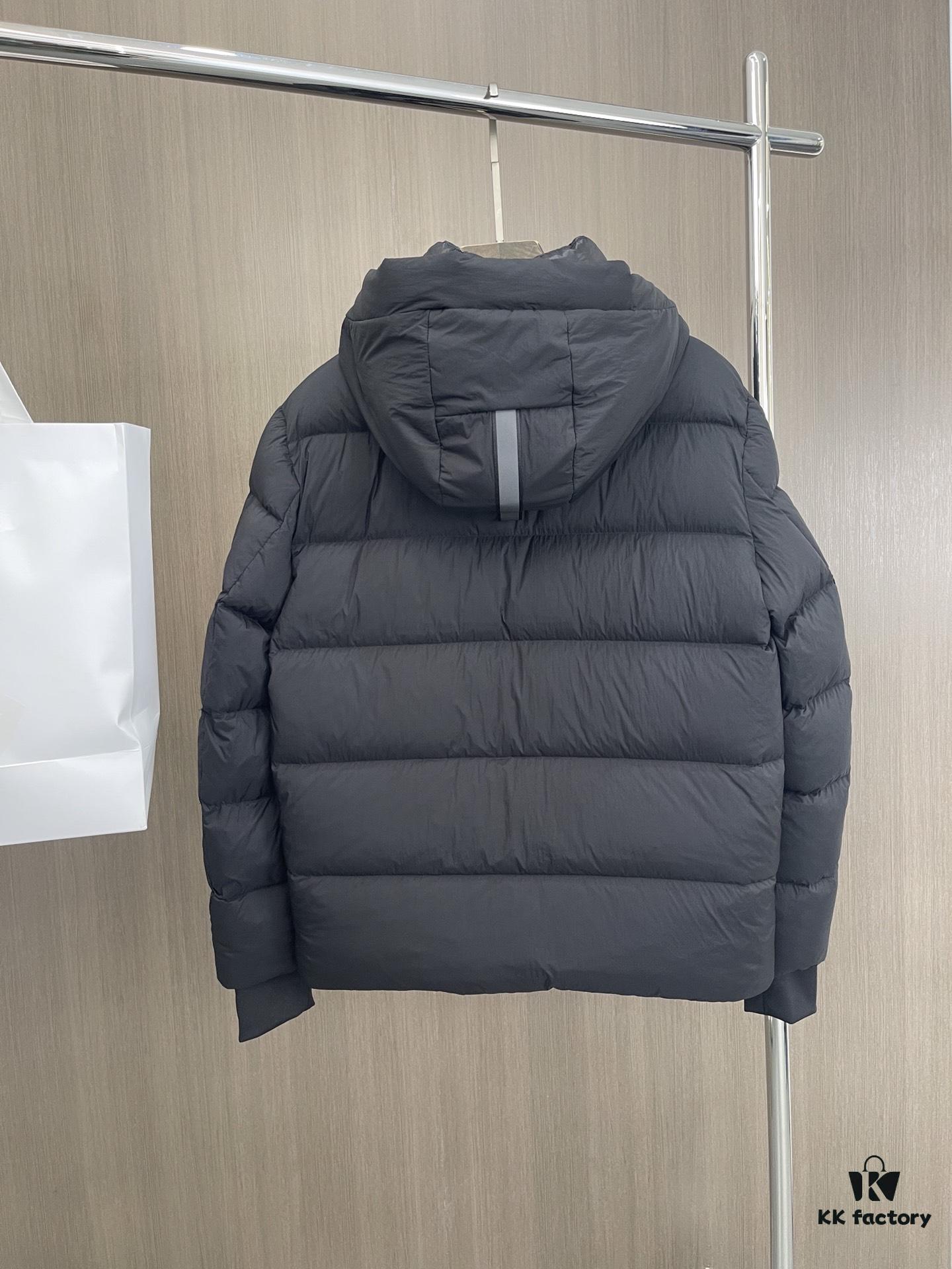 6931a32dccd8ab3d7af975de Latest Canada Goose Black Label Down Jacket, Fashionable and Warm Men's Hooded Outerwear with High-Quality Goose Down Filling, Stylish and Timeless Design, Suitable for All Body Types