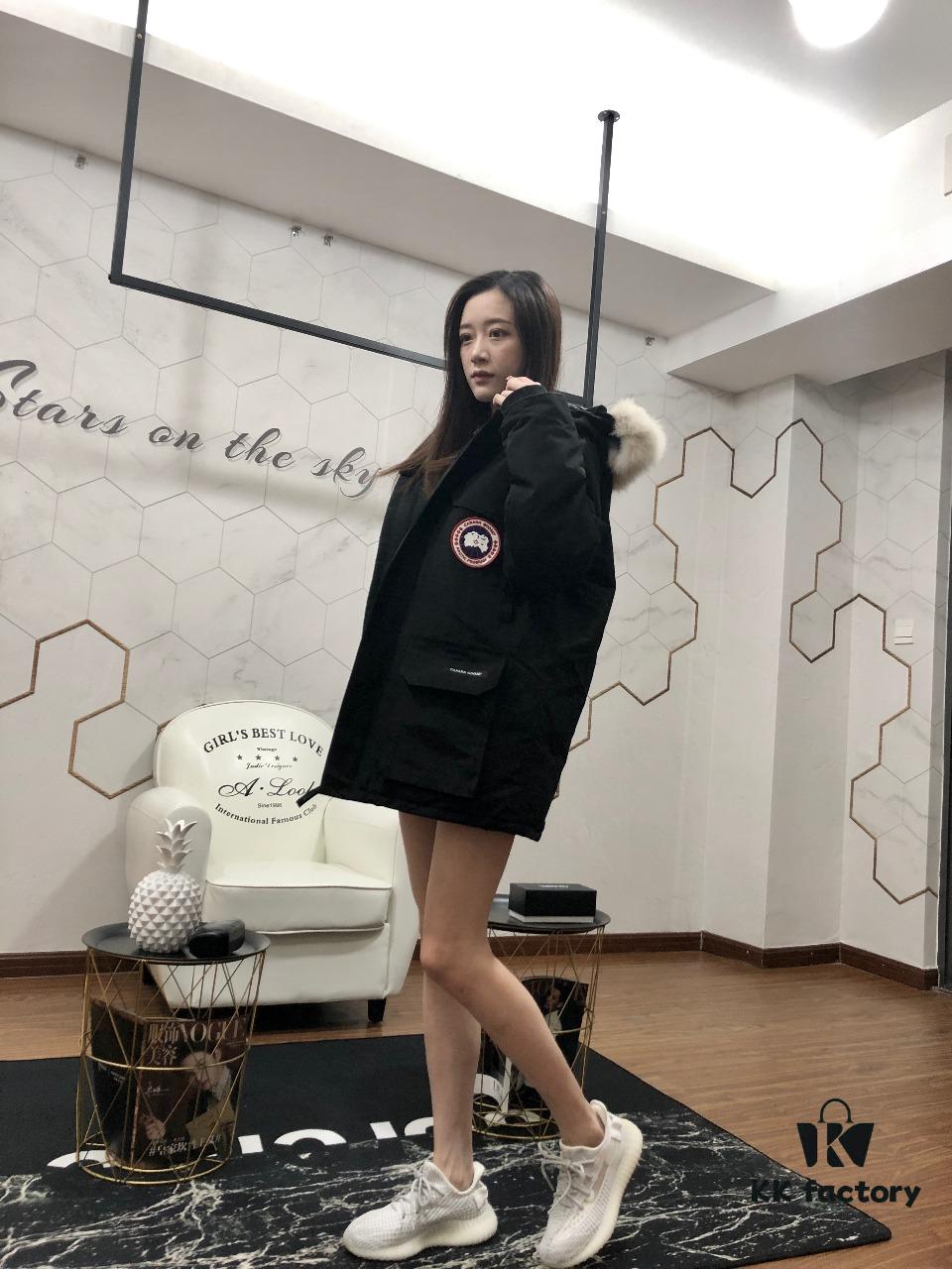 6931a330ccd8ab3d7af9761e CANADA GOOSE Expedition Parka Model 08 - Men's and Women's Unisex Mid-Length Winter Coat, Black