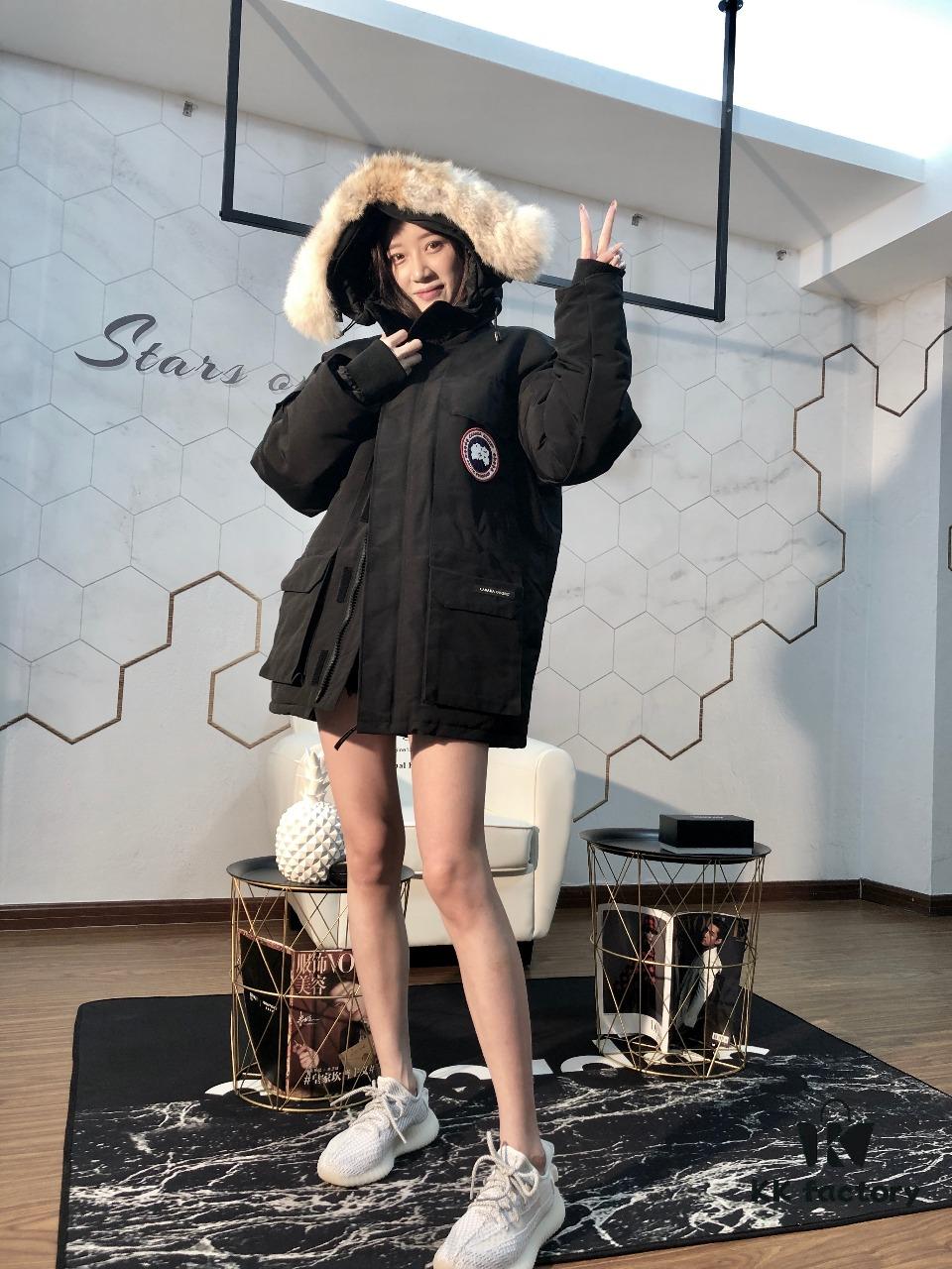 6931a330ccd8ab3d7af97621 CANADA GOOSE Expedition Parka Model 08 - Men's and Women's Unisex Mid-Length Winter Coat, Black