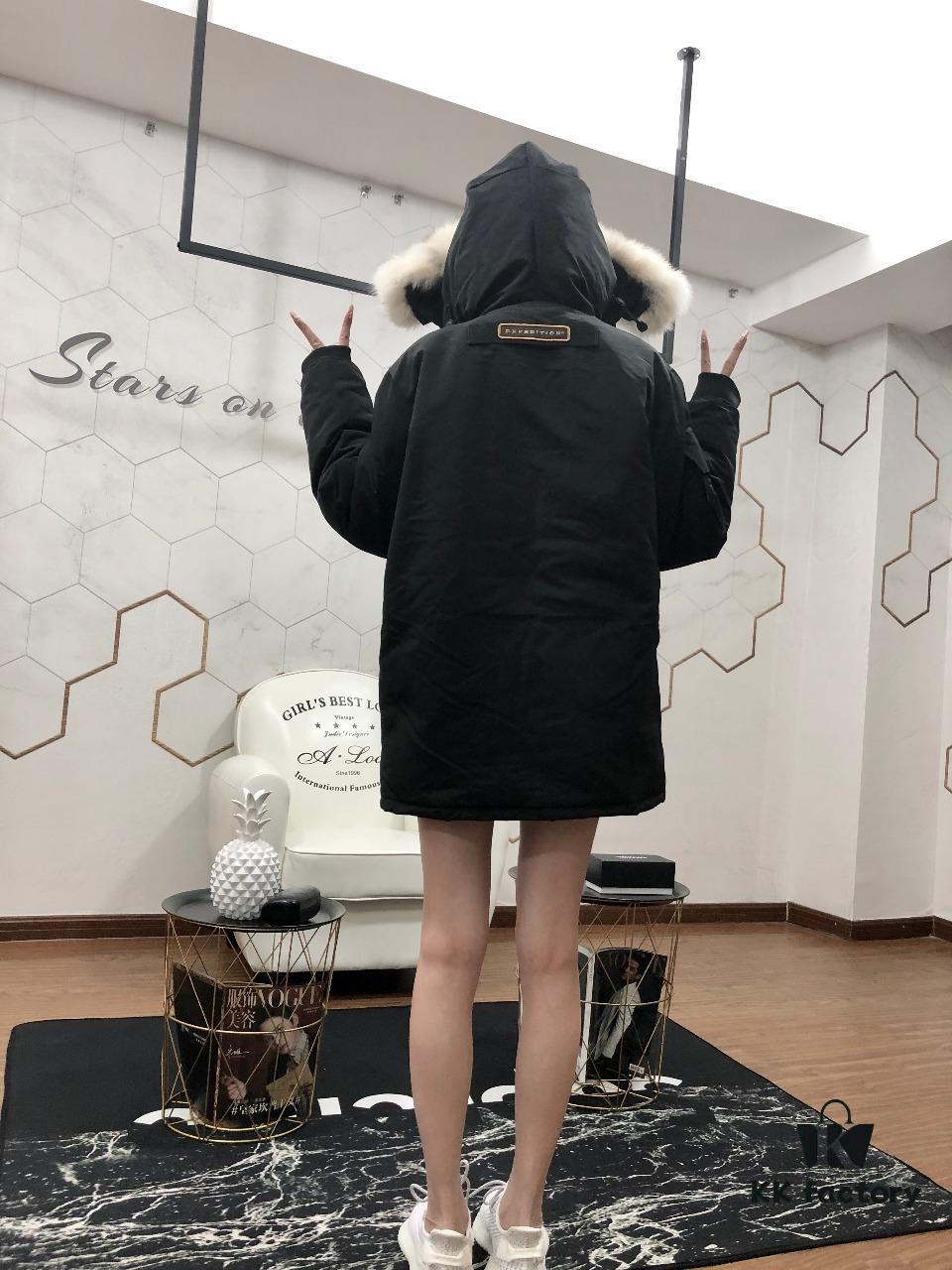 6931a331ccd8ab3d7af97623 CANADA GOOSE Expedition Parka Model 08 - Men's and Women's Unisex Mid-Length Winter Coat, Black