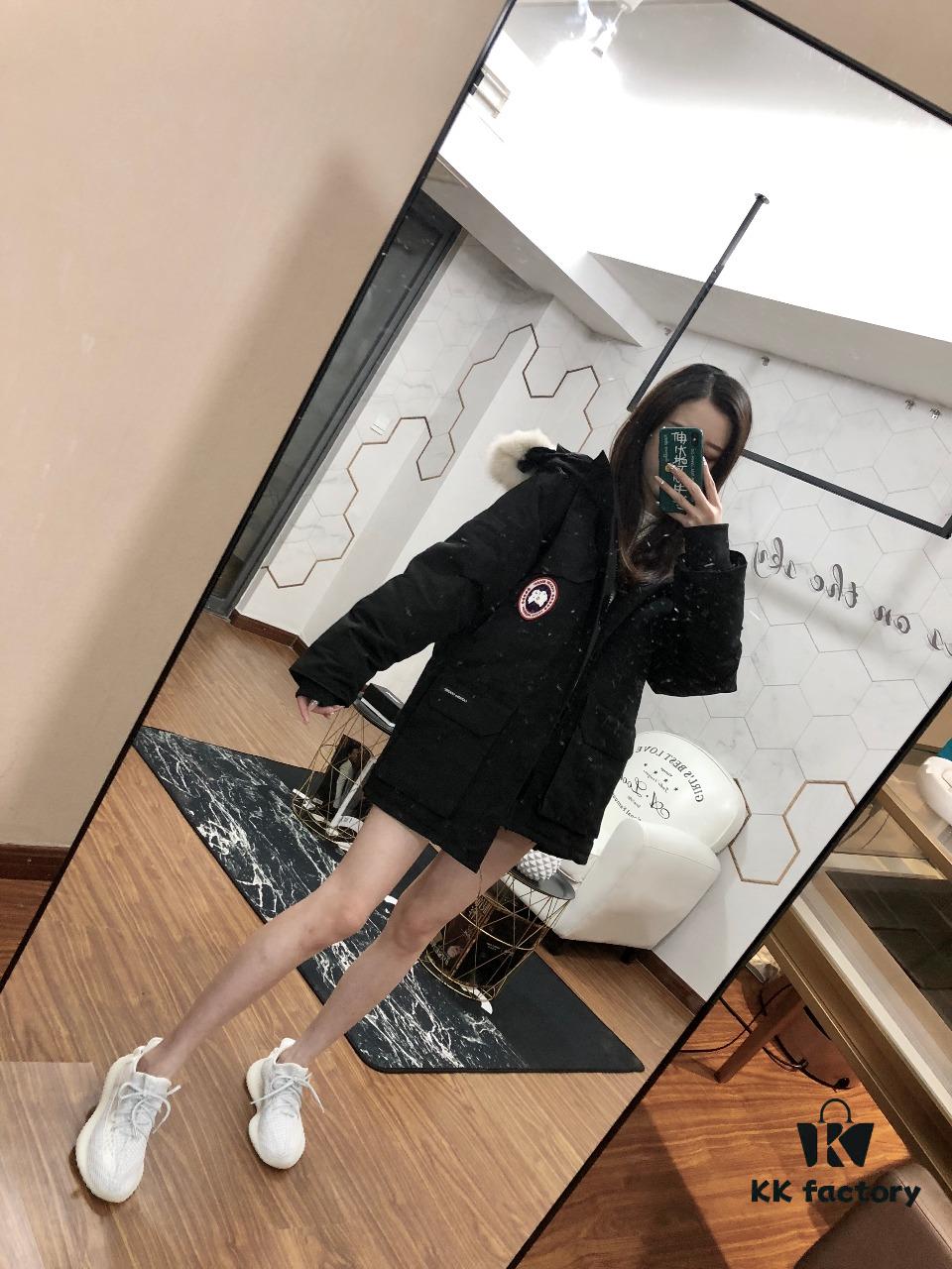 6931a331ccd8ab3d7af97625 CANADA GOOSE Expedition Parka Model 08 - Men's and Women's Unisex Mid-Length Winter Coat, Black