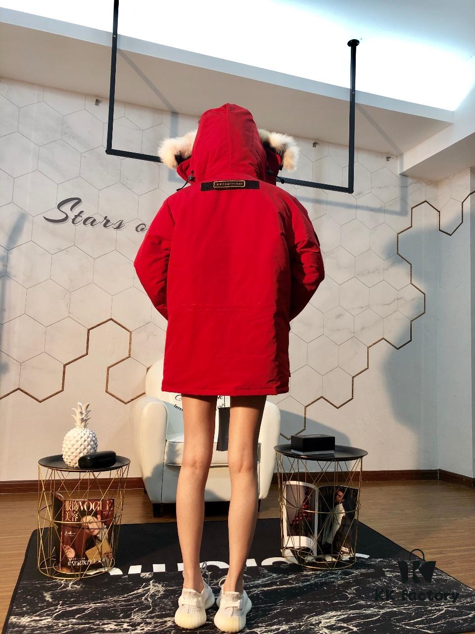 6931a331ccd8ab3d7af9762c CANADA GOOSE 08 Model Expedition Parka - Men's and Women's Mid-Length Red Version