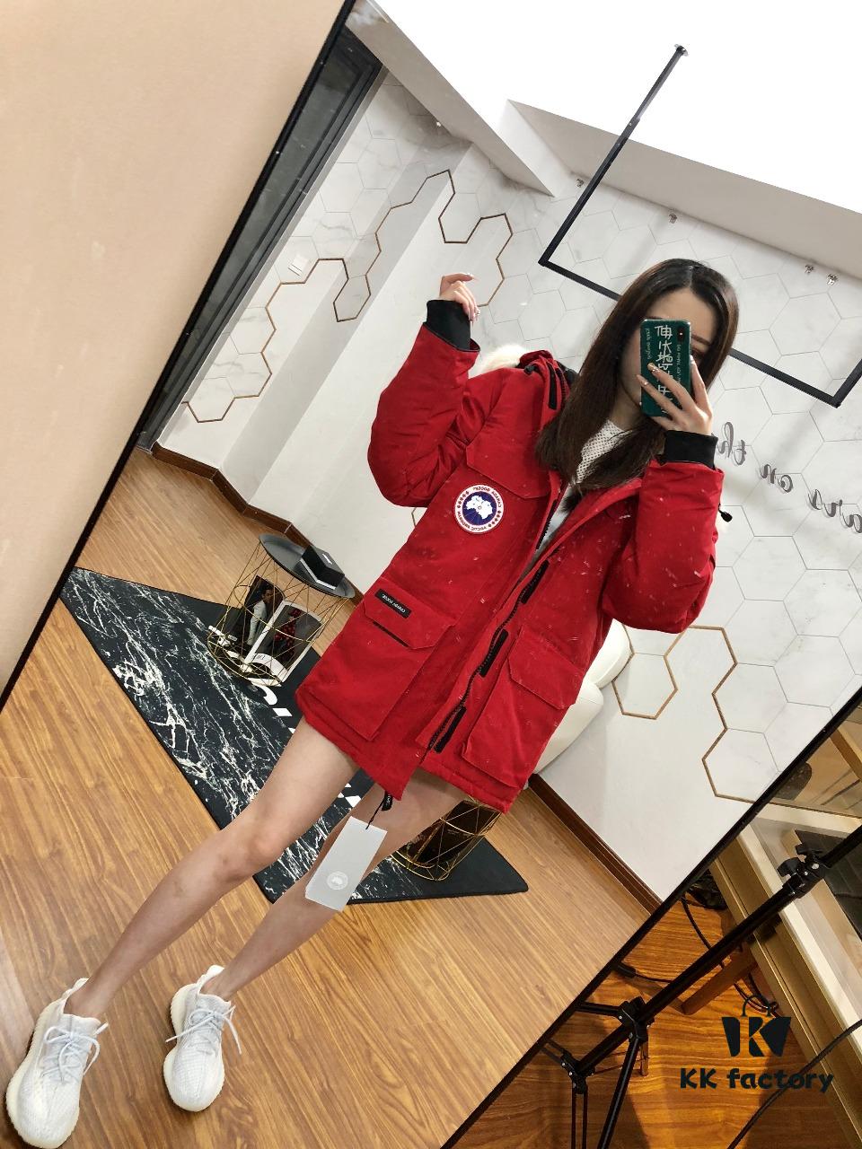 6931a331ccd8ab3d7af9762f CANADA GOOSE 08 Model Expedition Parka - Men's and Women's Mid-Length Red Version