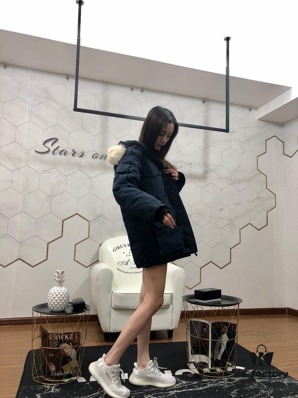6931a331ccd8ab3d7af97633 CANADA GOOSE Expedition Parka 08 Men's and Women's Mid-Length Navy Blue Version 💎 Top Tier Version