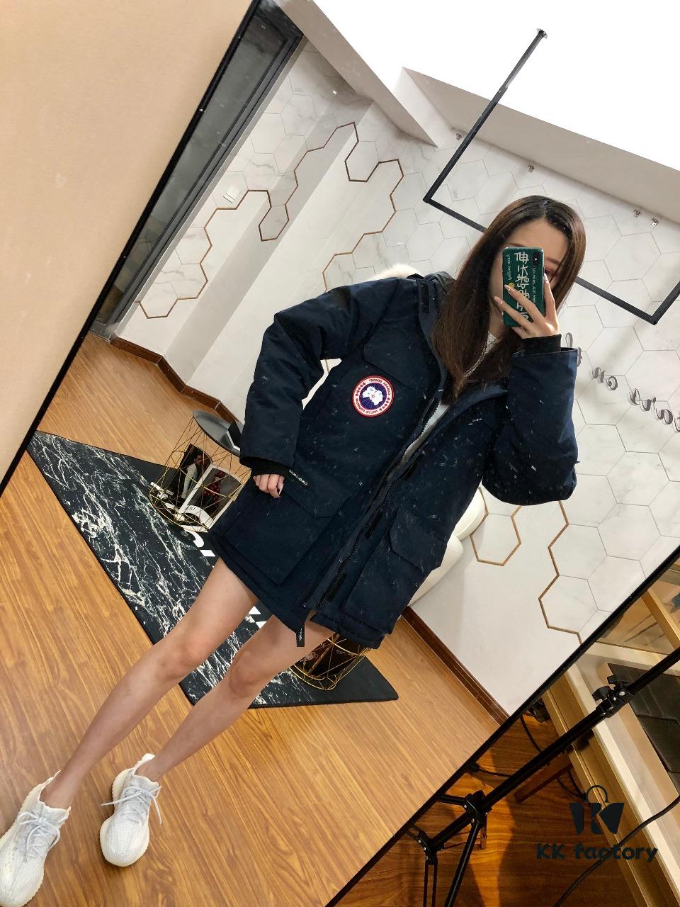 6931a332ccd8ab3d7af97638 CANADA GOOSE Expedition Parka 08 Men's and Women's Mid-Length Navy Blue Version 💎 Top Tier Version