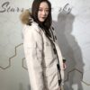 6931a332ccd8ab3d7af9763b CANADA GOOSE Expedition Parka Model 08 - Unisex Mid-Length Winter Coat in Off-White