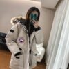 6931a332ccd8ab3d7af97640 CANADA GOOSE Expedition Parka Model 08 - Unisex Mid-Length Winter Coat in Off-White
