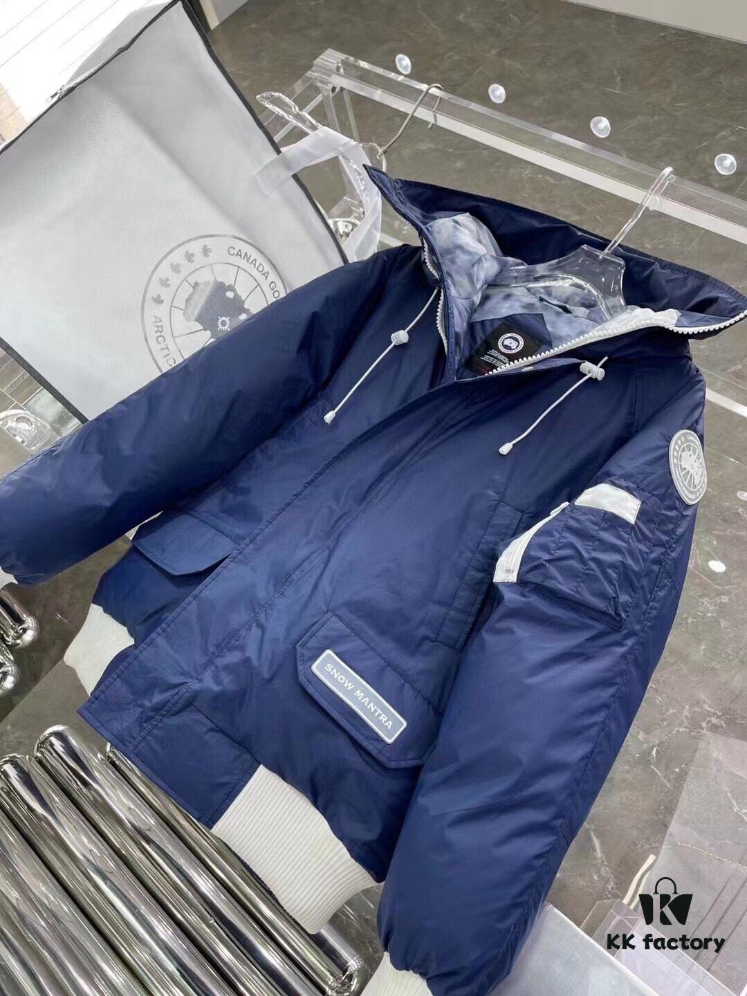 6931a334ccd8ab3d7af9765d Canada Goose White Label Series Official Website Sync 01# - Mood Blue, Dawn Blue, White - 90% White Duck Down - Unisex