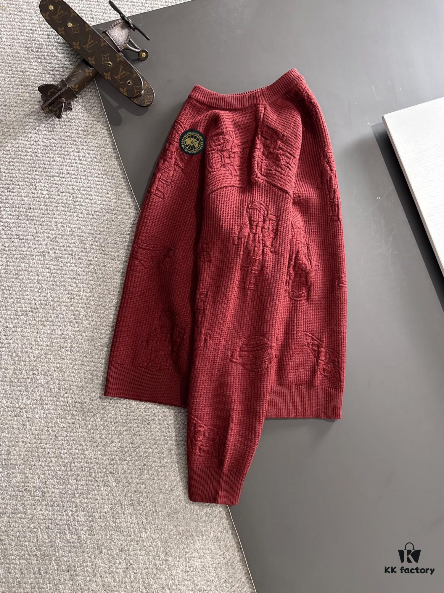 6931a335ccd8ab3d7af9766f Canada Goose 2024 Autumn-Winter New Crew Neck Sweater, Official Website Latest Release, Premium Wool Blend Knitwear with Embroidered Logo, Elegant Tailoring for Ultimate Style