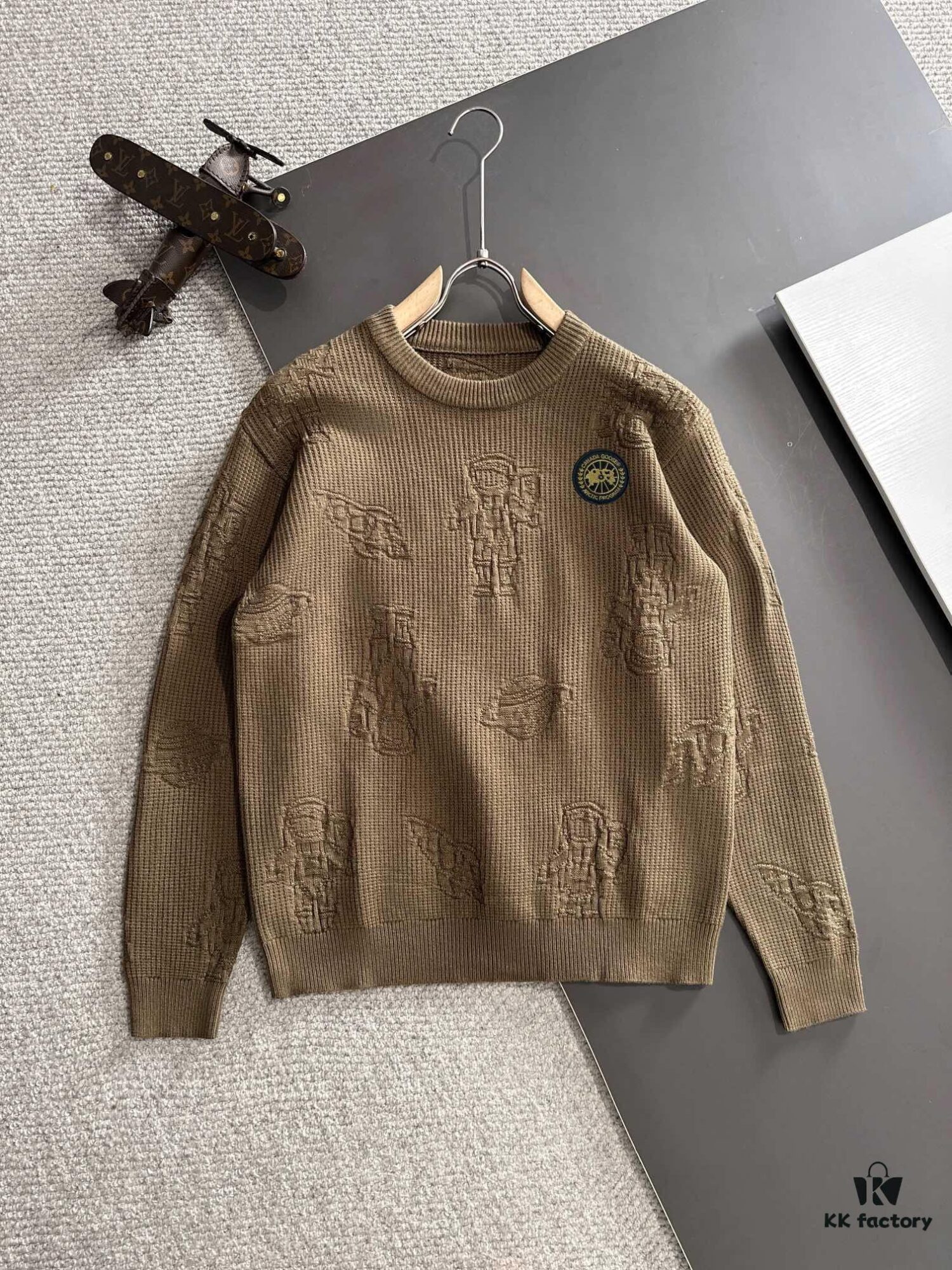 6931a336ccd8ab3d7af9768d Canada Goose 2024 Official Autumn/Winter New Crew Neck Sweater, Hot Selling Fashion Knitwear with Embroidered Logo, Premium Wool Blend Fabric, Direct-Skin Comfortable, M-3XL