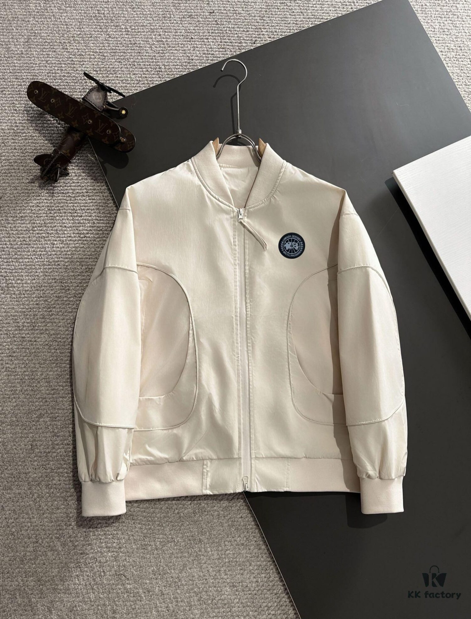 6931a33fccd8ab3d7af97740 Canada Goose 2024 Autumn-Winter New Arrival Zippered Windbreaker Jacket, Custom-Dyed Nylon Fabric, Stylish and Lightweight Outerwear
