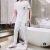 6931a344ccd8ab3d7af9779b YSL Saint Laurent Men's Double Mercerized High-Quality Cotton Summer Suit Set, Imported Premium Fabric, Fashion Trend Style, Versatile and Elegant Design