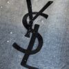 6931a346ccd8ab3d7af977b4 New Saint Laurent YSL Star Sequin Embroidery Distressed Rhinestone Denim Jacket for Men and Women