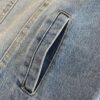 6931a346ccd8ab3d7af977b8 New Saint Laurent YSL Star Sequin Embroidery Distressed Rhinestone Denim Jacket for Men and Women
