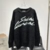 6931a346ccd8ab3d7af977ba New Arrival Saint Laurent SLY Mohair Crew Neck Sweater Unisex