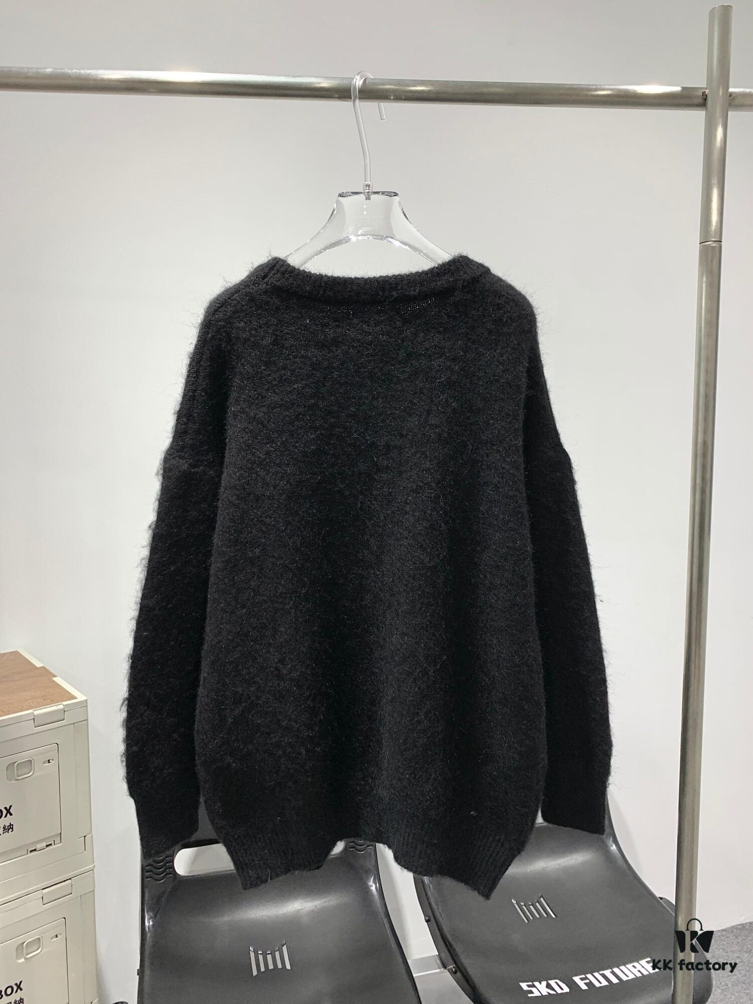 6931a346ccd8ab3d7af977bb New Arrival Saint Laurent SLY Mohair Crew Neck Sweater Unisex
