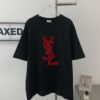 6931a347ccd8ab3d7af977c4 New Arrival Saint Laurent Vintage Limited Edition Towel Embroidery Short Sleeve T-Shirt
