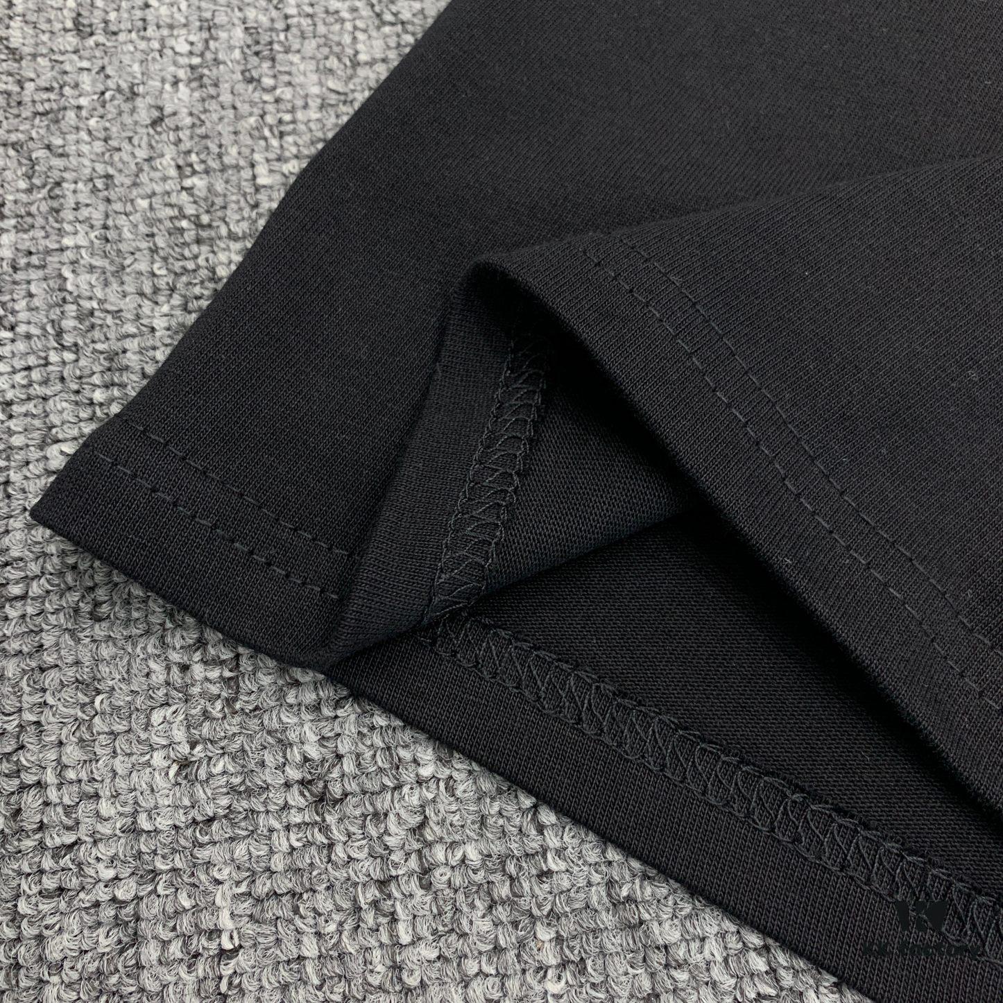 6931a347ccd8ab3d7af977ca New Arrival Saint Laurent Vintage Limited Edition Towel Embroidery Short Sleeve T-Shirt