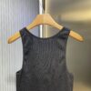 Saint Laurent Embroidered Logo Vest
