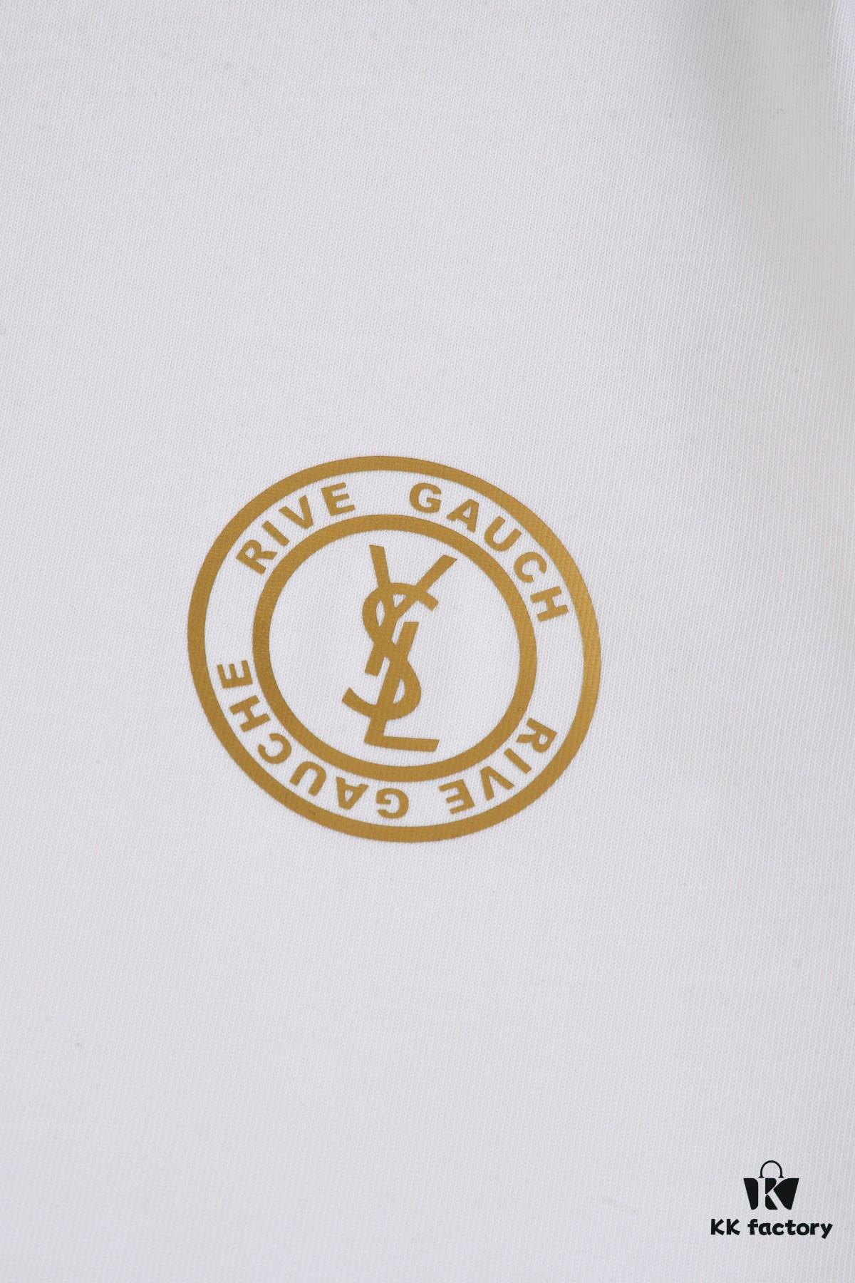 6931a34accd8ab3d7af97807 New Arrival 25S Saint Laurent Embossed Logo T-Shirt, Premium Washed Cotton Fabric, Soft and Comfortable Unisex Streetwear