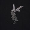 6931a34accd8ab3d7af97810 New Arrival 25S Saint Laurent Rhinestone T-Shirt, Heavyweight Cotton Washed Fabric, Unisex Loose Fit Fashion Tee