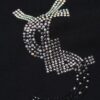 6931a34bccd8ab3d7af97811 New Arrival 25S Saint Laurent Rhinestone T-Shirt, Heavyweight Cotton Washed Fabric, Unisex Loose Fit Fashion Tee