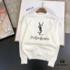 6931a34cccd8ab3d7af9782c YSL Saint Laurent Autumn-Winter Classic Round-Neck Pullover Wool Sweater, 2025 Latest Design, Proportional Fit, Color-Contrast Logo
