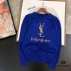 6931a34cccd8ab3d7af9782d YSL Saint Laurent Autumn-Winter Classic Round-Neck Pullover Wool Sweater, 2025 Latest Design, Proportional Fit, Color-Contrast Logo