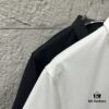 YSL Saint Laurent Short-Sleeve Polo Shirt 2025 Spring/Summer New Arrival Minimalist Letter Embroidery Beaded Fabric Unisex Polo Collar