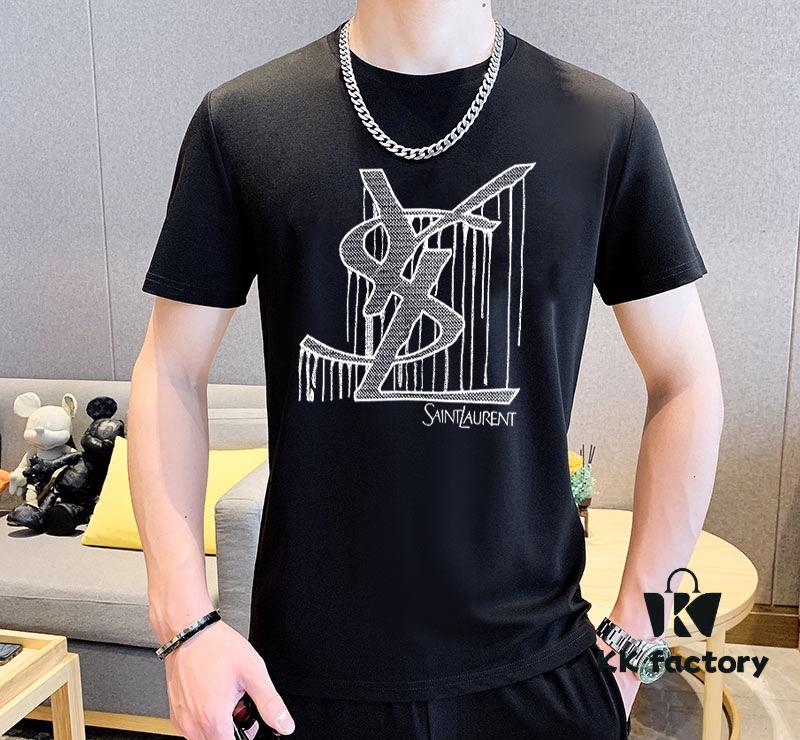 6931a34eccd8ab3d7af97850 YSL Saint Laurent 2025 New Men's Short Sleeve T-Shirt and Shorts Set! Official Website Synchronized Sales! High-End Version on Market! Exquisitely Soft and Smooth Texture for Ultimate Comfort! Excellent Three-Dimensional Tailoring and Silhouette!